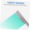 Beavorty Manual Straight Shaving Razor for Men Safe Beard Grooming Tool Professional Barber Razor Ergonomic Handle for Home and Travel view 4