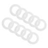 DEARMAMY 10Pcs Wax Machine Mats Protective Paper Rings for Wax Warmers Easy to Clean for Hair Removal view 1