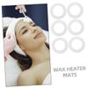DEARMAMY 10Pcs Wax Machine Mats Protective Paper Rings for Wax Warmers Easy to Clean for Hair Removal view 3