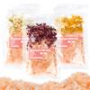 3 Pack Pink Bath Salts - Foot Soaking Salts Himalayan Pink Salt with Rose Petals Marigold and Jasmine Buds Himalayan Salt for Men and Women Nourishing Soothing and Relaxing Skin 140g(Pack of 1) view 1