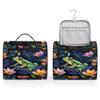 Adornori Cute Frogs Travel Toiletry Bag for Men and Women, Large Hanging Makeup Bag Organizer Toiletries Bag for Travel, Flower Frog Cosmetic Bag with Handle view 4