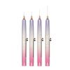 20PCS Nail Art Brushes Set, YIHUALE Push Contact Builder Nail Extension Gel Brush, Gel Polish Art Design Pen Painting Tools, Nail Art Liner Brush and Dotting Pen for Salon, DIY (Pink+purple, 4+16PCS) view 2