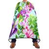Colorful Hummingbirds Flowers Green Cloth Barber Cape Salon Hair Dye Cape, 64.9 In x 55.1 In Barber Capes Adults view 2