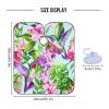 Colorful Hummingbirds Flowers Green Cloth Barber Cape Salon Hair Dye Cape, 64.9 In x 55.1 In Barber Capes Adults view 3