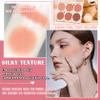 6 Colors Blush Palette for Cheeks with Make Up Brush,Face Matte Contour Blush Makeup Palette,Buildable Shimmer Facial Cheek Blusher Shades,Blendable Cosmetic Makeup Blush view 4