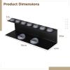 LUMINFLY Wall-Mounted Hair Tool Storage Rack, Compatible with, Black Metal Organizer for Curling Iron Accessories view 3