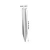 Beaupretty Stainless Steel Nail Art Tool Kit Portable Cuticle Pusher Glitter Picker Multi Use Manicure Scraper for Fingernail and Toenail Care for Home Salon Use view 2