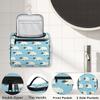Adornori Cute Travel Toiletry Bag for Men and Women, Large Hanging Makeup Bag Organizer Toiletries Bag for Travel, Sheep Cosmetic Bag with Handle view 3