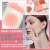 3Pcs 4 Colors Blush Palette for Cheeks with Make Up Brush,Face Matte Contour Blush Makeup Palette,Buildable Shimmer Facial Cheek Blusher Shades,Blendable Cosmetic Makeup Blush view 4