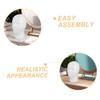 Beavorty 2pcs White Foam Mannequin Head for Hair Practice and Display Male Foam Wig Stand with Interlocking Design for Salon Hats and Accessories Showcase view 3