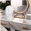 Beavorty 2pcs White Foam Mannequin Head for Hair Practice and Display Male Foam Wig Stand with Interlocking Design for Salon Hats and Accessories Showcase view 4