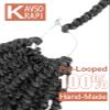 KAVSORAPI Passion Twist Hair,6 Inch Passion Twist Braiding Hair,Short Pre Looped Crochet Twist Jumbo Pre-twisted Two Strand Braids 8 Packs (Salt and Pepper) view 4
