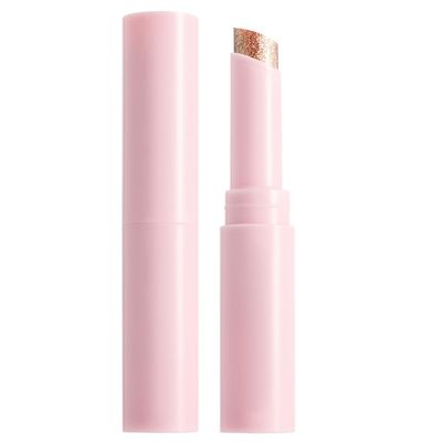 BEUKING Jelly Highlights Eyeshadow Stick, Glitter Eye & Face Highlighter, Diamond Long Lasting Waterproof Muti-Purpose Shiny Stick for Eye Lip Face Makeup (04# Aura Blitz, 0.11 oz)