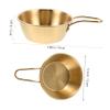 minkissy Men's Shaving Foam Bowl Shave Soap Bowl Cup Robust Shaving Dish Mug Stylish Handle view 2