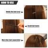 NICEMOVIC 5 Rolls Disposable Barber Paper Neck Strips and 36 Pack Rat Tail Parting Combs view 3