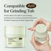CKD Green Plum AHABHA Grinding Cleansing Oil Balm [Refill] - Sherbet Balm Cleanser for Makeup, Sebum & Blackhead Removal. Exfoliating with 4-Acid Complex for All types of Skin.1.75 fl oz view 3