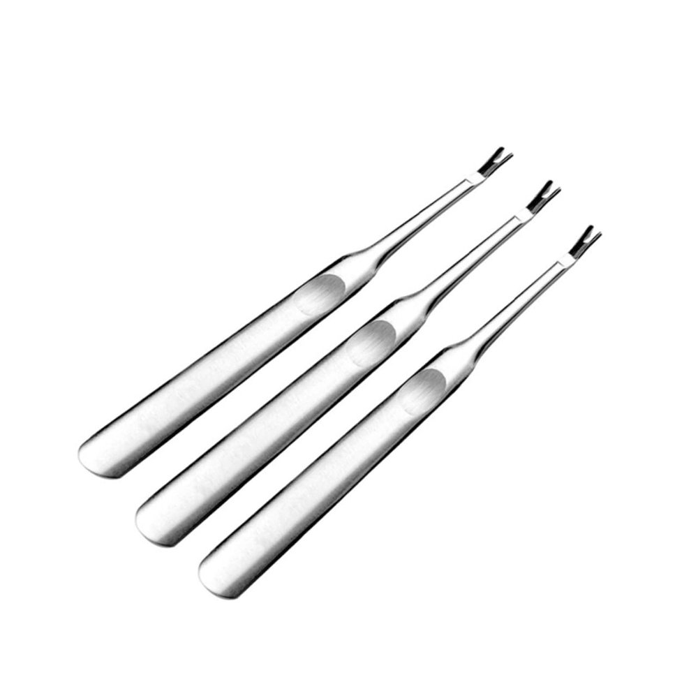 BIUDECO 2PCS Stainless Steel Manicure Nipper Durable Nail and Toenail Cuticle Clippers for Easy Grooming for Home Salon Use