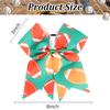 12 PCS Football Cheer Bows, Sparkly Rugby Hair Bows with Elastic Hair Ties Accessories for Teens Girls Women Cheerleading Softball Competition Sports (Green Football) view 4