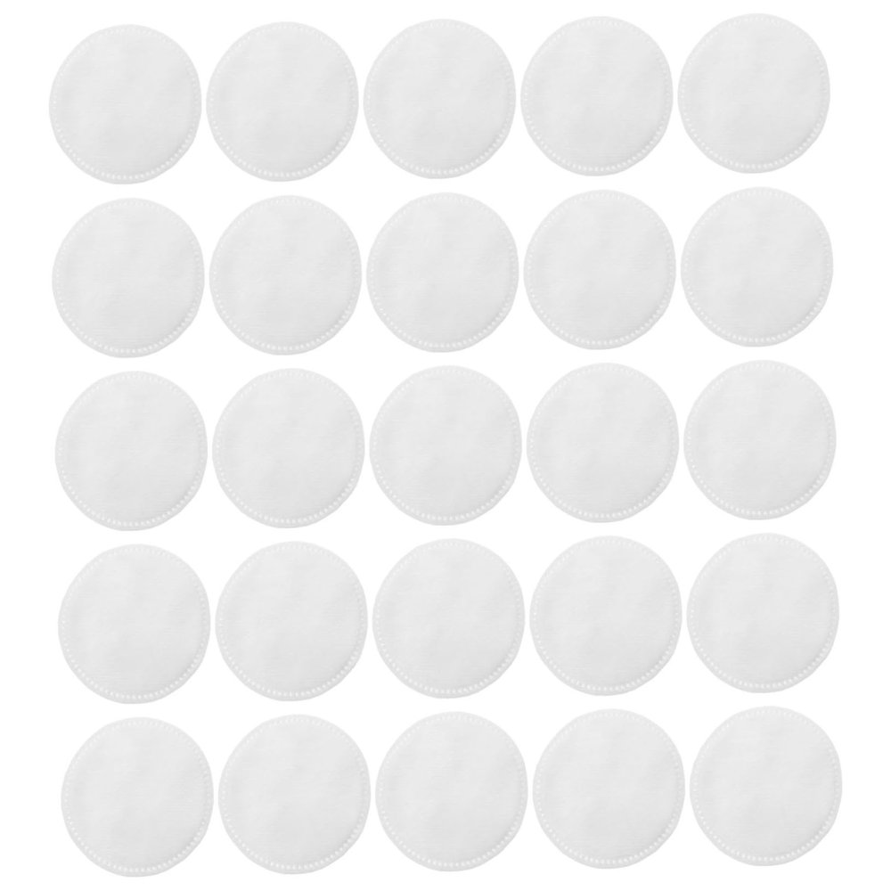 Beaupretty 200Pcs Reusable Makeup Pads Soft Face Cleaning Cushions for Eye and Facial Makeup Removal Round Design for Gentle Cleansing of Mascara Lipstick and More