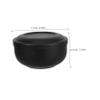 HIAKDOFT Retro Metal Shaving Bowl Men Shave Soap Container Brush Holder Stainless Steel for Bathroom Decor view 2