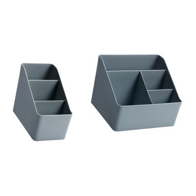 ARTSEWPLY 2pcs Makeup Organizers and Holders Toiletry Storage Box Students Cosmetics Organizer Jewelry Container Easy to Clean