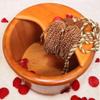 Natural Oak en Footbath Barrel, Pedicure Soaking Basin for Home & Salon Use, Thickened Health Foot Tub with Massage Beads view 4