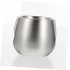 TOVINANNA Double Layer Stainless Steel Shaving Bowl for Men Durable Drop Lather Cup with Comfortable Grip Capacity for Salon and Home Use Versatile Mug view 4