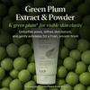 CKD Green Plum AHABHA Clay Mask Cleanser - All in One, Korean Face Wash + Makeup Remover + Gentle Scrub with Controls Sebum, Tightens Pores, Removes Blackheads. All Skin Types. 4.58 oz view 4