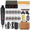 Tattoo Machines Tattoo Machine Kit Rotary Tattoo Machine Gun with Cartridge Needle Paint Tattoo Ink Permanent Makeup Machine(D) view 1