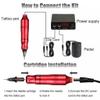 Tattoo Machines Tattoo Machine Kit Rotary Tattoo Machine Gun with Cartridge Needle Paint Tattoo Ink Permanent Makeup Machine(D) view 3
