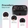 Paraffin Wax warmer for Hand and Feet, Includes 4000ml Wax warmer Machine and 6 packs of Lavender scented Paraffin Wax, Enjoy take care of your hands and feet (black) view 2