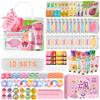 136 PCS Party Favors Bags for Eye Mask Lip Balm Hand Cream & Face Mask Skincare, Foot Spa Bath Bomb & Headband, Bachelorette Party, Retirement Graduation, Friendship, Sister & Birthday Gifts for Women view 1