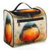 Adornori Bird Travel Toiletry Bag for Men and Women, Large Hanging Makeup Bag Organizer Toiletries Bag for Travel, Funny Bird Cosmetic Bag with Handle view 1