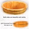 Cedar Foot Bath Tub Barrel, Natural en Foot Soaking Basin for Relaxation, 30cm view 4