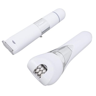 Pongnas Women Body Hair Groomer, Electric Body Hair Trimmer IPX6 Washable, USB Rechargeable for Exfoliating Feet
