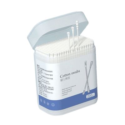 ADOCARN Disposable Cotton Swabs Double End Ear Wax Cleaners Safe Soft Cotton Tips for Ear Cleaning and Daily Use Gentle and Reliable Care