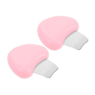 PACKOVE 2pcs Manual Blackhead Removal Tool Face Scraper for Deep Pore Cleansing and Facial Skin Care Blackhead Extractor Spatula for Smooth Skin