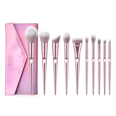 10 thumb makeup brushes set foundation make-up brush eye shadow brush beauty tools