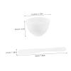 Beavorty 1 Set DIY Face Mask Mixing Bowl Set Silicone Mixing Bowl Spatula Kit for Women Portable Reusable Facial Mask Tool for Home Salon Easy Skincare view 2