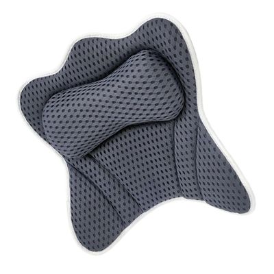 Beavorty Bathtub Pillow Suction Cup Bath Accessories for Tub Neck Support Pillow for Spa Bathing