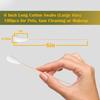 6 Inch Long Large Size Cotton Swabs 400PCS in Storage Box,Bamboo Sticks & Highly Absorbent Tipped Applicators for Pet Care view 4
