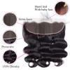 12A Body Wave Bundles with Frontal Human Hair 26 28 30+20 Inch Brazilian Virgin Body Wave Human Hair Weave 3 Bundles with 13x4 HD Lace Frontal Closure view 4