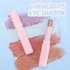 BEUKING Jelly Highlights Eyeshadow Stick, Glitter Eye & Face Highlighter, Diamond Long Lasting Waterproof Muti-Purpose Shiny Stick for Eye Lip Face Makeup (06# Starlit Silver, 0.11 oz) view 2