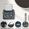 Adornori Excavator Travel Toiletry Bag for Men and Women, Large Hanging Makeup Bag Organizer Toiletries Bag for Travel, Tractor Machinery Trucks Cosmetic Bag with Handle view 3