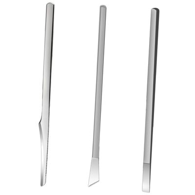 GALPADA Professional 3pcs Pedicure Knife Set Stainless Steel Foot Scraper Tools for Ingrown Toenail Cuticle Removal Multi-Functional Pedicure Kit for Men and Women