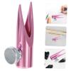 Beaupretty Dual-Sided Eyebrow Pencil Sharpener Portable Metal Sharpener for Makeup Pencils for Use view 3