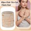 10 Pcs Bracelet Hair Ties For Women Boho Style Ties Bracelets Bracelet For Women Boho For Ponytail Holders Elastics No Damage For Thick Thin Long Curly Hair Daily Life, Sport, Working view 4