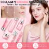 Collagen Sakura Skincare Gift Set, Cherry Blossom Skin Care Set for Teen Girls & Women, Moisturizing & Revitalizing Skin, 6Pcs Collagen Skin Care Routine Kits for Face, Korean Daily Skin Care view 4