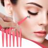 6 Pack Lash Extension Tweezers, Lash Tweezers For Eyelash Extensions, Straight and Curved Eyelash Tweezer, Fiber Tip Lash Tweezer for Professional Eyelash Extension Artists, Girls, Women view 3