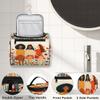Adornori Sisters Theme Travel Toiletry Bag for Men and Women, Large Hanging Makeup Bag Organizer Toiletries Bag for Travel, Floral Cosmetic Bag with Handle view 3
